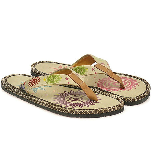 Cream Sun Flip-Flop CAL403 (737681604704)