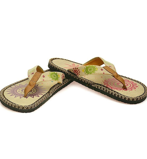 Cream Sun Flip-Flop CAL403 (737681604704)