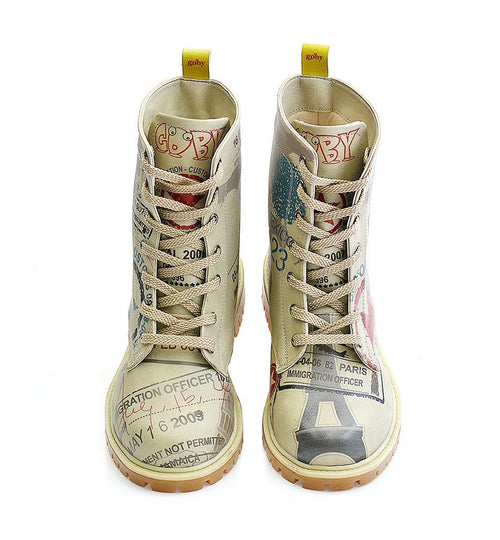 Army Airplane Long Boots TMB1011 (1405814866016)