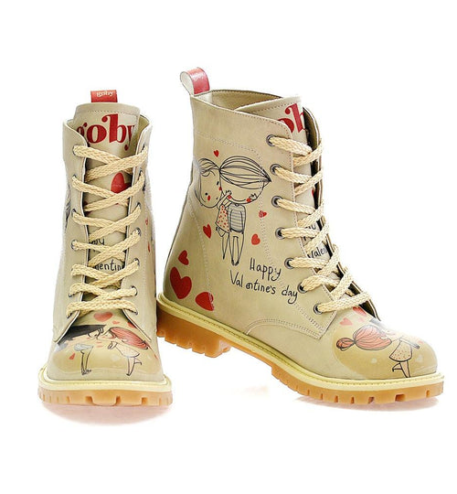 Happy Valentines day Long Boots TMB1037 (1405815783520)