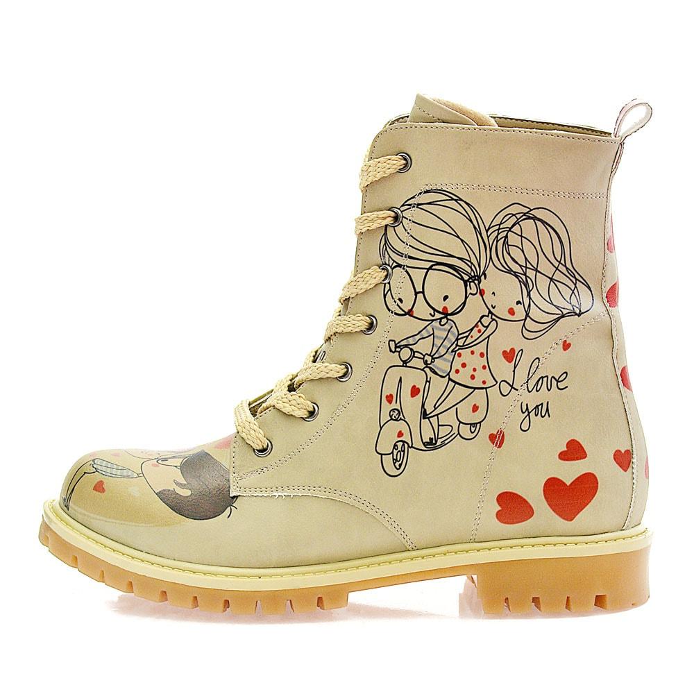 Happy Valentines day Long Boots TMB1037 (1405815783520)