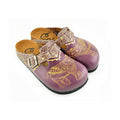 Purple & Yellow Elephant Clogs WCAL345 (737670266976)